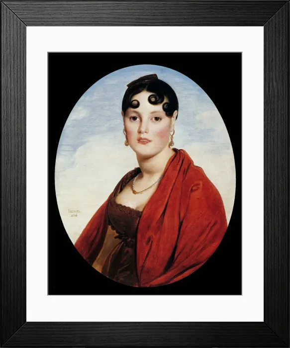 Framed Print : La Belle Zelie (Portrait of Madame Aymon), 1806 Framed Print : La Belle Zelie (Portrait of Madame Aymon), 1806