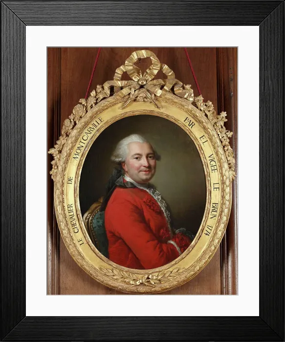 Framed Print : Portrait of Robert Benet de Montcarville (1698-1771), ca 1770 Framed Print : Portrait of Robert Benet de Montcarville (1698-1771), ca 1770