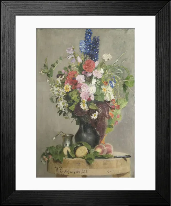 Framed Print : Bunch of Flowers, 1878 Framed Print : Bunch of Flowers, 1878