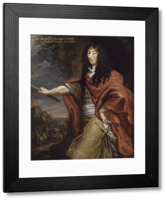 Framed Print : Portrait of Louis II de Bourbon (1621-1686), Second Half of the 17th cen Framed Print : Portrait of Louis II de Bourbon (1621-1686), Second Half of the 17th cen
