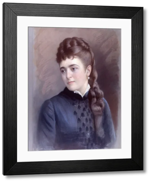 Framed Print : Portrait of Adelina Patti (1843-1919), 1863 Framed Print : Portrait of Adelina Patti (1843-1919), 1863