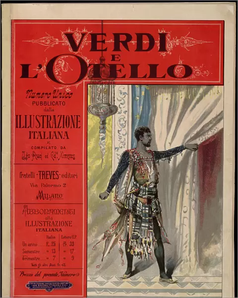 Special issue of the periodical Illustrazione Italiana, dedicated to the premiere of Otello, 1887