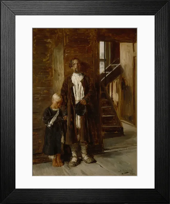 Framed Print : Awaiting a medicine, 1884. Artist: Makovsky, Vladimir Yegorovich (1846-1920) Framed Print : Awaiting a medicine, 1884. Artist: Makovsky, Vladimir Yegorovich (1846-1920)