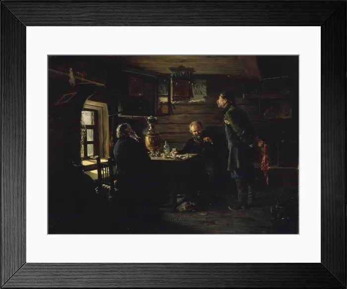 Framed Print : The Nightingale Lovers, 1872-1873. Artist: Makovsky, Vladimir Yegorovich (1846-1920) Framed Print : The Nightingale Lovers, 1872-1873. Artist: Makovsky, Vladimir Yegorovich (1846-1920)
