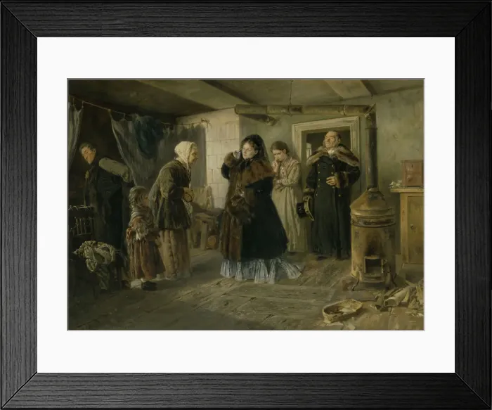 Framed Print : Philantropists, 1874. Artist: Makovsky, Vladimir Yegorovich (1846-1920) Framed Print : Philantropists, 1874. Artist: Makovsky, Vladimir Yegorovich (1846-1920)