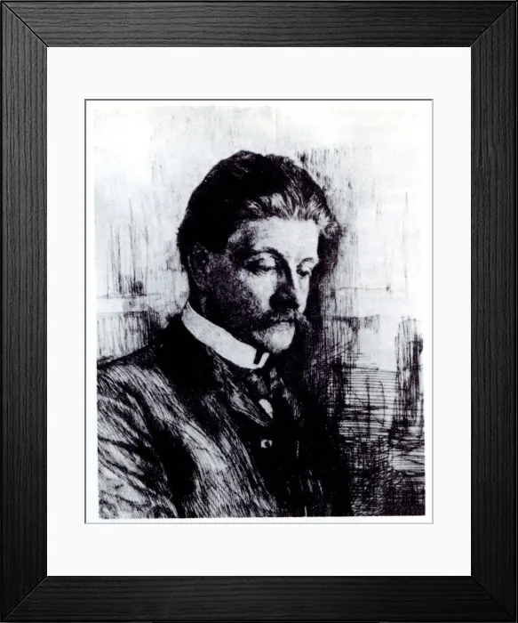 Framed Print : Portrait of the painter Mikhail Aleksandrovich Vrubel (1856-1910), 1900s. Artist: Mate (Mathe), Vasily Vasilyevich (1856-1917) Framed Print : Portrait of the painter Mikhail Aleksandrovich Vrubel (1856-1910), 1900s. Artist: Mate (Mathe), Vasily Vasilyevich (1856-1917)