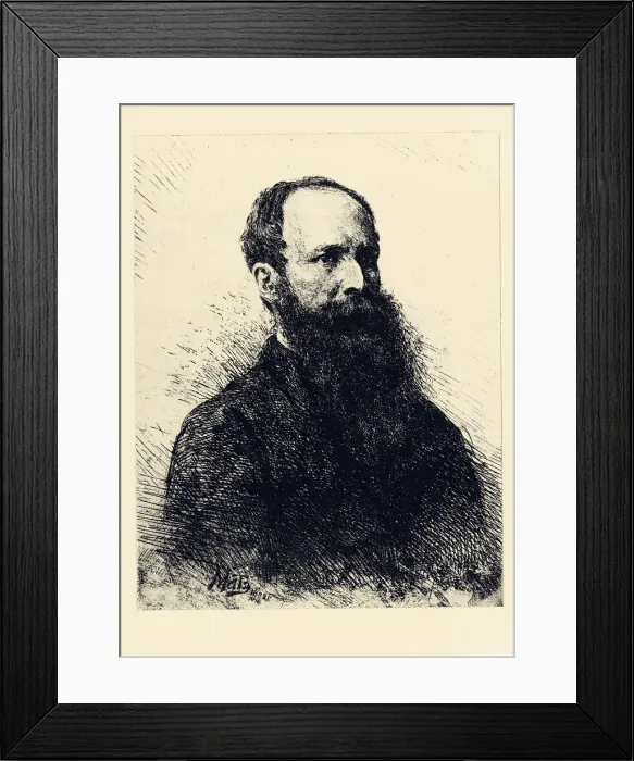 Framed Print : Portrait of the painter Vasili Vereshchagin (1842-1904), 1882. Artist: Mate (Mathe), Vasily Vasilyevich (1856-1917) Framed Print : Portrait of the painter Vasili Vereshchagin (1842-1904), 1882. Artist: Mate (Mathe), Vasily Vasilyevich (1856-1917)