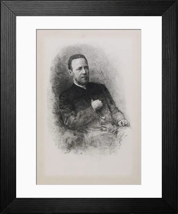 Framed Print : Portrait of the historian and journalist Sergey Nikolayevich Shubinsky (1834-1913), 1900s. Artist: Mate (Mathe), Vasily Vasilyevich (1856-1917) Framed Print : Portrait of the historian and journalist Sergey Nikolayevich Shubinsky (1834-1913), 1900s. Artist: Mate (Mathe), Vasily Vasilyevich (1856-1917)