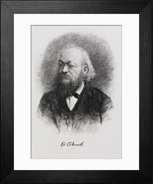 Framed Print : Portrait of the historian Fyodor Fyodorovich Sokolov (1841-1909), 1900s. Artist: Mate (Mathe), Vasily Vasilyevich (1856-1917) Framed Print : Portrait of the historian Fyodor Fyodorovich Sokolov (1841-1909), 1900s. Artist: Mate (Mathe), Vasily Vasilyevich (1856-1917)