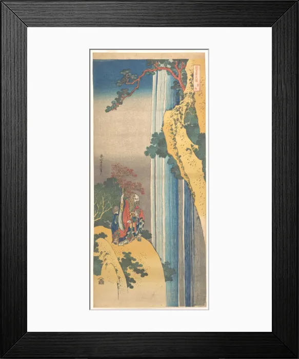 Framed Print : Ri Haku. From the series Mirrors of Japanese and Chinese Poems (Shiika shashin kyo), c. 1832 Framed Print : Ri Haku. From the series Mirrors of Japanese and Chinese Poems (Shiika shashin kyo), c. 1832