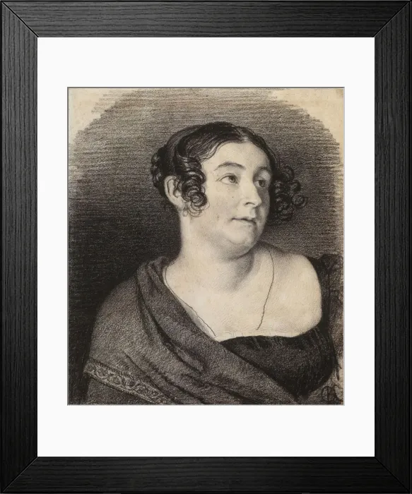 Framed Print : Portrait of Elizabeth Mikhailovna Khitrovo (1783-1839), 1816-1817 Framed Print : Portrait of Elizabeth Mikhailovna Khitrovo (1783-1839), 1816-1817