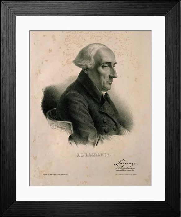 Framed Print : Portrait of the mathematician Joseph-Louis Lagrange (1736-1813) Framed Print : Portrait of the mathematician Joseph-Louis Lagrange (1736-1813)