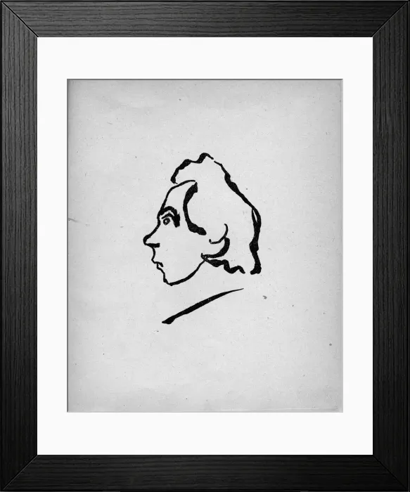 Framed Print : Portrait of the Poet Velimir Khlebnikov (1885-1922), 1913. Artist: Mayakovsky, Vladimir Vladimirovich (1893-1930) Framed Print : Portrait of the Poet Velimir Khlebnikov (1885-1922), 1913. Artist: Mayakovsky, Vladimir Vladimirovich (1893-1930)