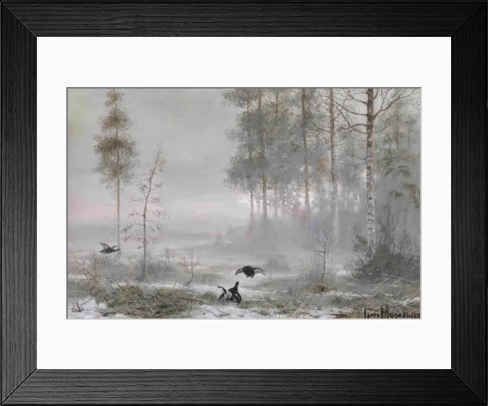Framed Print : Morning in the Forest. Artist: Muravyov, Count Vladimir Leonidovich (1861-1940) Framed Print : Morning in the Forest. Artist: Muravyov, Count Vladimir Leonidovich (1861-1940)