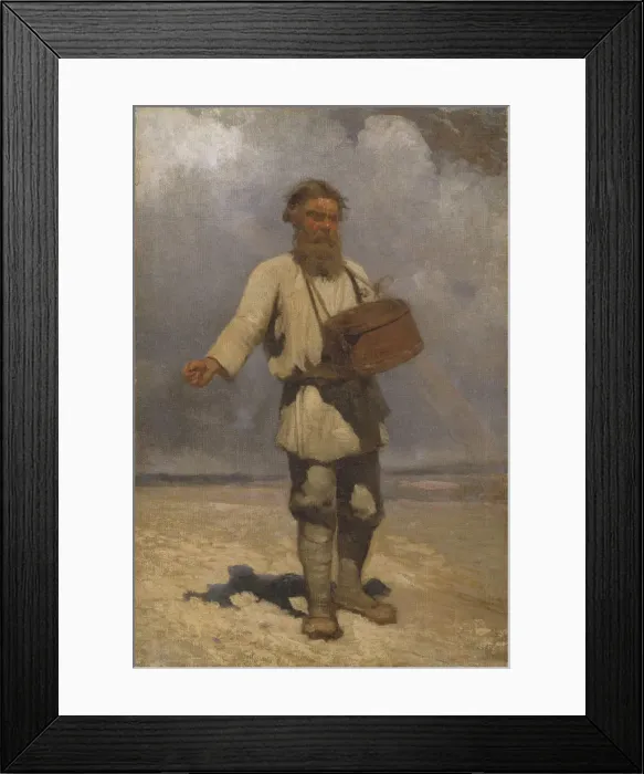Framed Print : The sower, 1888. Artist: Myasoedov, Grigori Grigoryevich (1834-1911) Framed Print : The sower, 1888. Artist: Myasoedov, Grigori Grigoryevich (1834-1911)