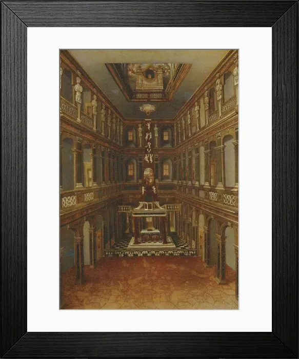 Framed Print : Schlosskirche (court chapel), called the Himmelsburg, with an organ Framed Print : Schlosskirche (court chapel), called the Himmelsburg, with an organ