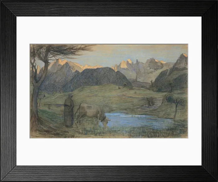 Framed Print : Study for The Life, 1897 Framed Print : Study for The Life, 1897