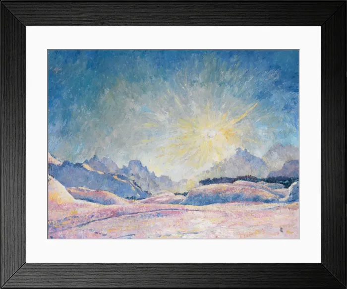 Framed Print : Winter Sun in Maloja, 1926 Framed Print : Winter Sun in Maloja, 1926