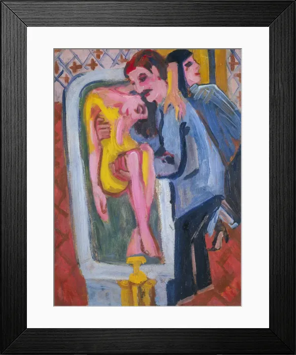 Framed Print : The Bathing a Sick (The Good Samaritan), ca 1917-1920 Framed Print : The Bathing a Sick (The Good Samaritan), ca 1917-1920