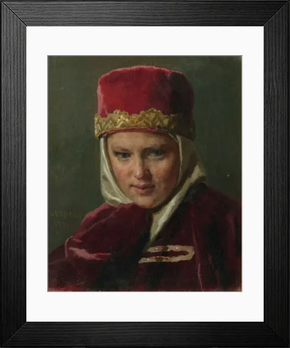 Framed Print : Boyars Wife, 1901. Artist: Nevrev, Nikolai Vasilyevich (1830-1904) Framed Print : Boyars Wife, 1901. Artist: Nevrev, Nikolai Vasilyevich (1830-1904)