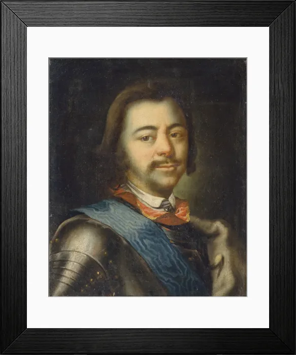Framed Print : Portrait of Emperor Peter I the Great (1672-1725), Early 18th cen Artist: Nikitin, Ivan Nikitich (1680s-after 1742) Framed Print : Portrait of Emperor Peter I the Great (1672-1725), Early 18th cen Artist: Nikitin, Ivan Nikitich (1680s-after 1742)