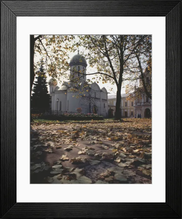 Framed Print : The Trinity Cathedral with the Tomb of Saint Sergius of Radonezh, 1422. Artist: Old Russian Architecture Framed Print : The Trinity Cathedral with the Tomb of Saint Sergius of Radonezh, 1422. Artist: Old Russian Architecture