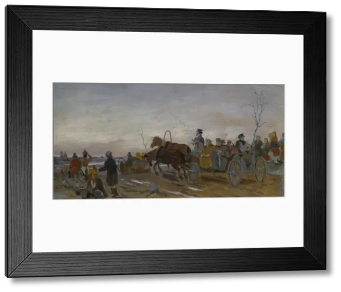 Framed Print : Holy Saturday Evening, End 1860s-Early 1870s. Artist: Perov, Vasili Grigoryevich (1834-1882) Framed Print : Holy Saturday Evening, End 1860s-Early 1870s. Artist: Perov, Vasili Grigoryevich (1834-1882)