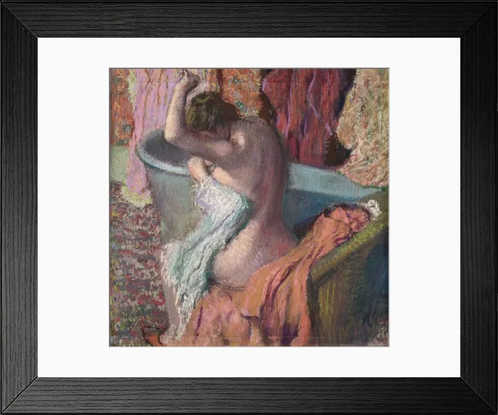 Framed Print : After the Bath, 1895 Framed Print : After the Bath, 1895