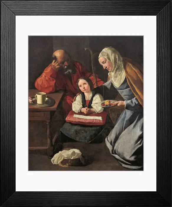 Framed Print : The Childhood of the Virgin, 1630-1635 Framed Print : The Childhood of the Virgin, 1630-1635