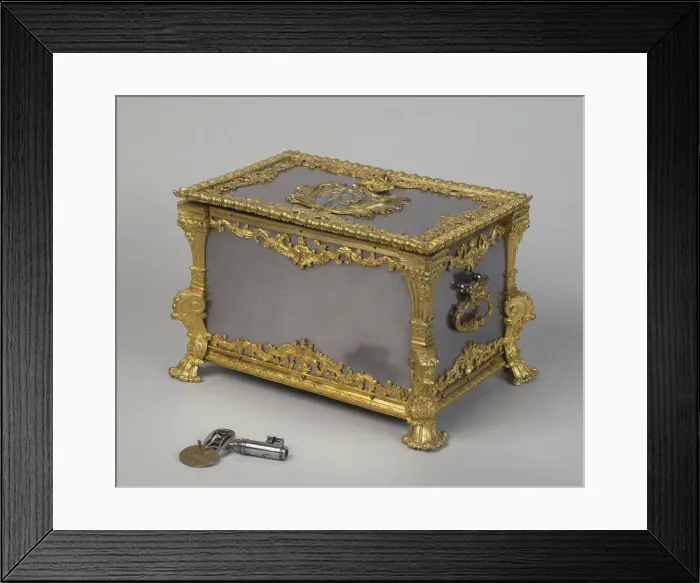 Framed Print : The Safe-Casket of Peter I, First third of 18th cen Framed Print : The Safe-Casket of Peter I, First third of 18th cen