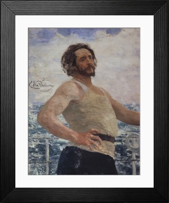 Framed Print : Portrait of the author Leonid Andreyev (1871-1919), 1912. Artist: Repin, Ilya Yefimovich (1844-1930) Framed Print : Portrait of the author Leonid Andreyev (1871-1919), 1912. Artist: Repin, Ilya Yefimovich (1844-1930)