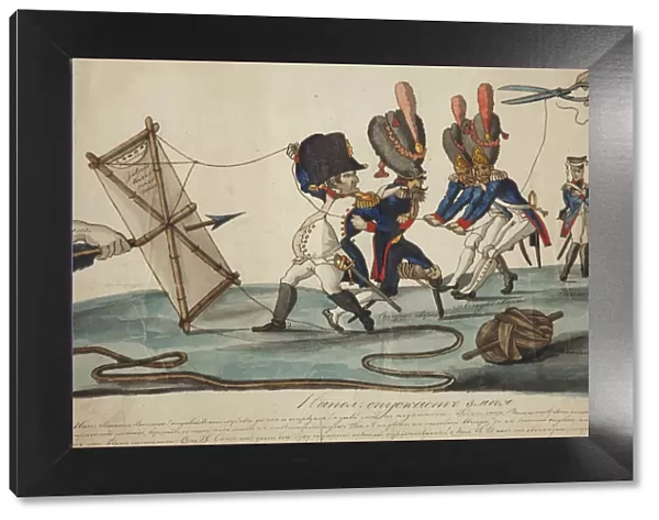 Napoleon Flying Kite, 1813