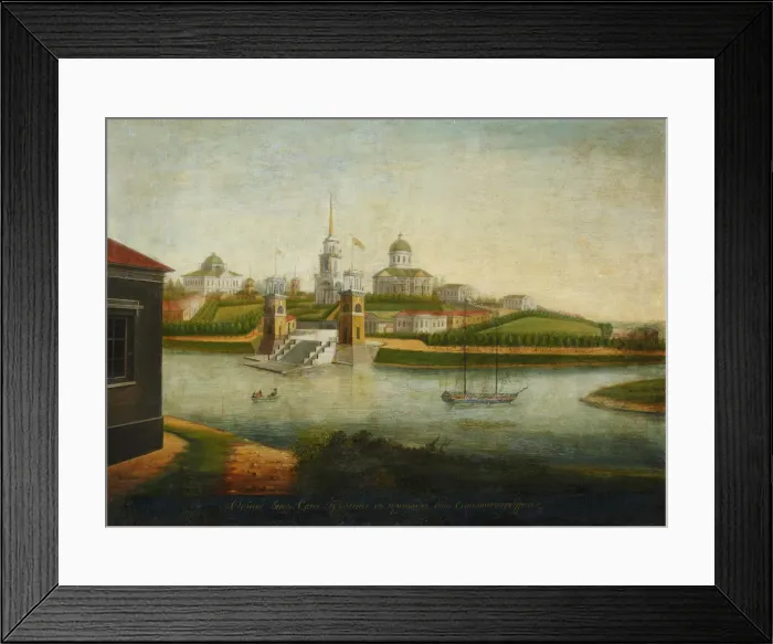 Framed Print : View of the Gruzino estate, Early 1820s Framed Print : View of the Gruzino estate, Early 1820s