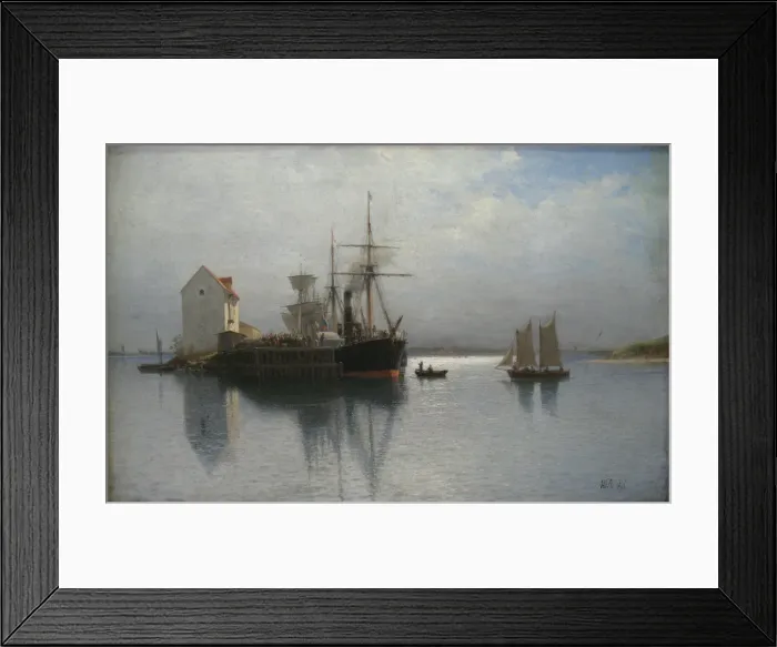 Framed Print : Seascape, 1897 Framed Print : Seascape, 1897