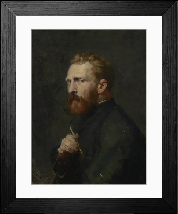 Framed Print : Portrait of Vincent van Gogh, 1886 Framed Print : Portrait of Vincent van Gogh, 1886