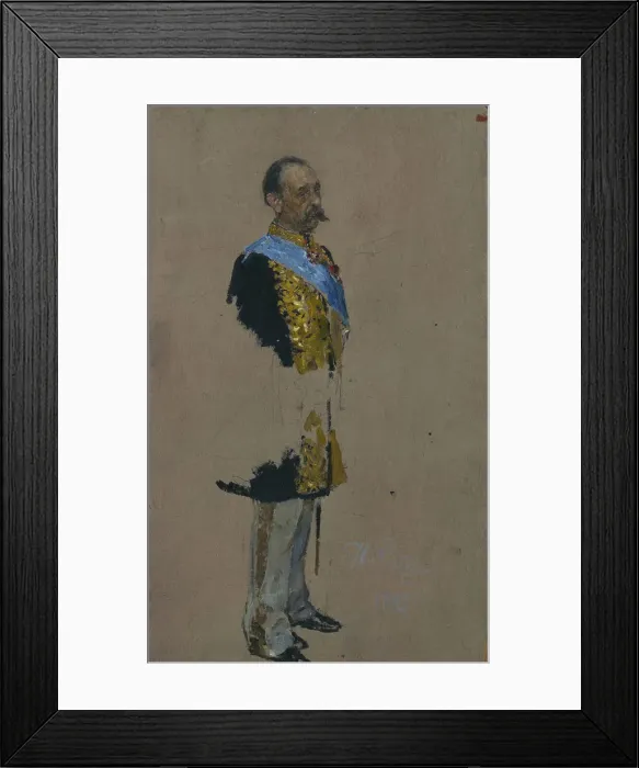 Framed Print : Portrait of Count Dmitry Andreyevich Tolstoy (1823-1889), 1885. Artist: Repin, Ilya Yefimovich (1844-1930) Framed Print : Portrait of Count Dmitry Andreyevich Tolstoy (1823-1889), 1885. Artist: Repin, Ilya Yefimovich (1844-1930)