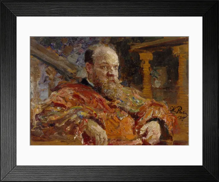 Framed Print : Portrait of Pavel Viktorovich Delarov (1851-1913), 1910. Artist: Repin, Ilya Yefimovich (1844-1930) Framed Print : Portrait of Pavel Viktorovich Delarov (1851-1913), 1910. Artist: Repin, Ilya Yefimovich (1844-1930)