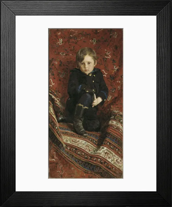 Framed Print : Portrait of Yury Repin, the Artists Son, 1882. Artist: Repin, Ilya Yefimovich (1844-1930) Framed Print : Portrait of Yury Repin, the Artists Son, 1882. Artist: Repin, Ilya Yefimovich (1844-1930)