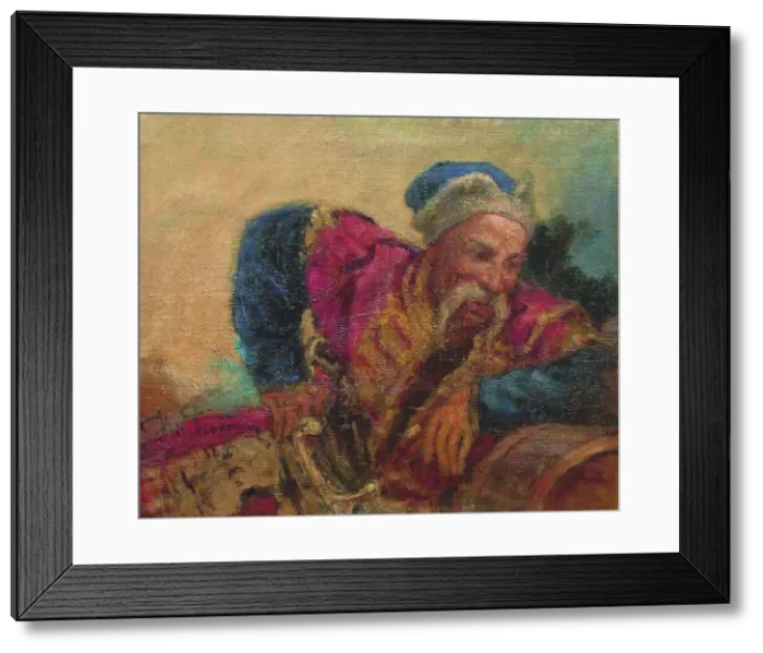 Framed Print : Otaman Ivan Sirko, 1889. Artist: Repin, Ilya Yefimovich (1844-1930) Framed Print : Otaman Ivan Sirko, 1889. Artist: Repin, Ilya Yefimovich (1844-1930)