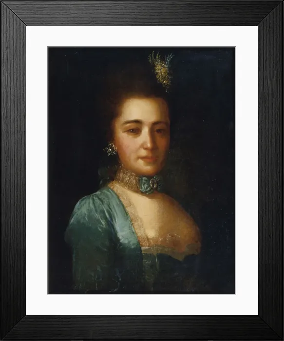 Framed Print : Portrait of Princess Praskovya Ivanovna Golitsyna. Artist: Rokotov, Fyodor Stepanovich (1735-1808) Framed Print : Portrait of Princess Praskovya Ivanovna Golitsyna. Artist: Rokotov, Fyodor Stepanovich (1735-1808)