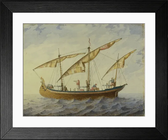 Framed Print : Stage design for the ballet Corsair by A. Adam, 1863. Artist: Roller, Andreas Leonhard (1805-1891) Framed Print : Stage design for the ballet Corsair by A. Adam, 1863. Artist: Roller, Andreas Leonhard (1805-1891)