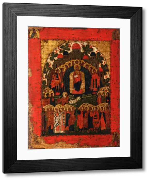 Framed Print : In Thee Rejoiceth, Late 15th cen Artist: Russian icon Framed Print : In Thee Rejoiceth, Late 15th cen Artist: Russian icon