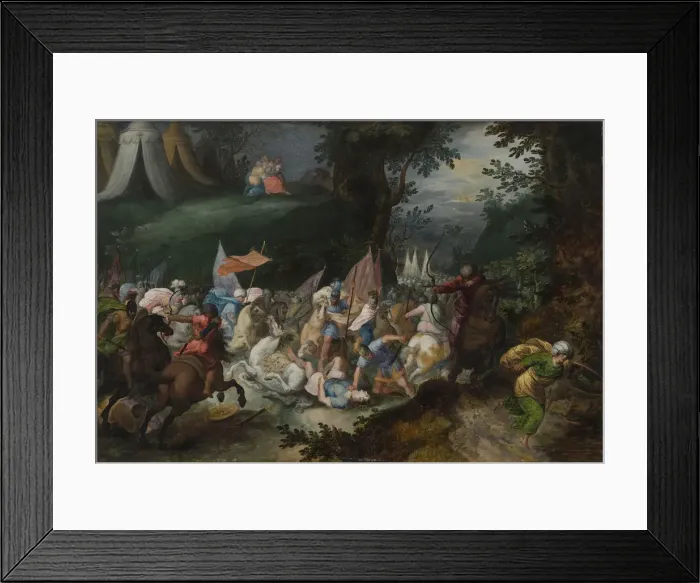 Framed Print : Battle between the Israelites and the Amalekites Framed Print : Battle between the Israelites and the Amalekites