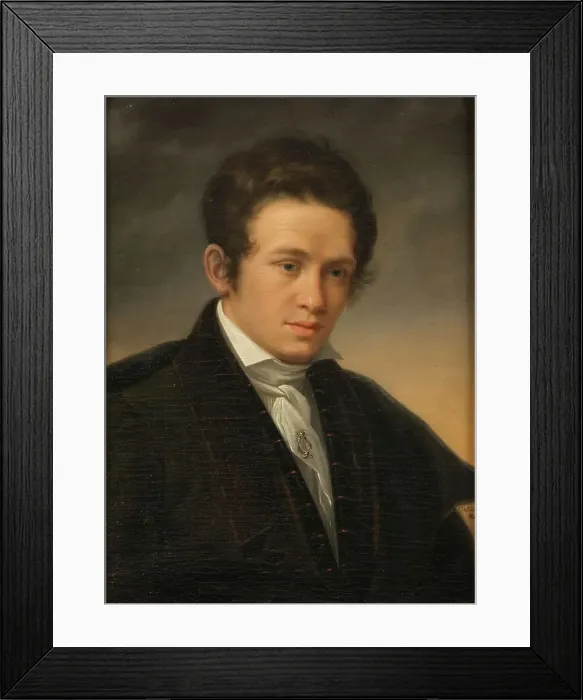 Framed Print : Portrait of the poet Karl August Nicander (1799-1839), 1827 Framed Print : Portrait of the poet Karl August Nicander (1799-1839), 1827