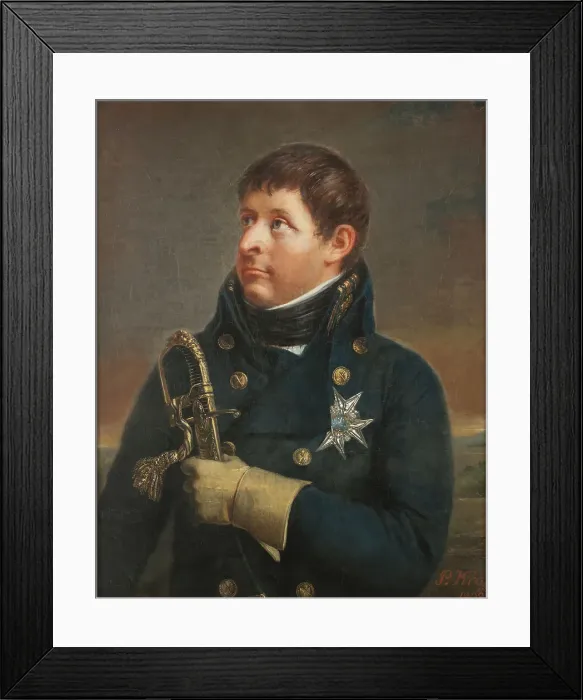 Framed Print : Portrait of Christian August of Schleswig-Holstein-Sonderburg-Augustenborg (1768-1810), 1809 Framed Print : Portrait of Christian August of Schleswig-Holstein-Sonderburg-Augustenborg (1768-1810), 1809