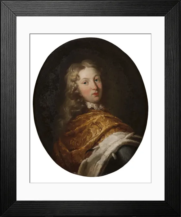 Framed Print : Portrait of Margrave Charles III William of Baden-Durlach (1679-1738), 1696 Framed Print : Portrait of Margrave Charles III William of Baden-Durlach (1679-1738), 1696