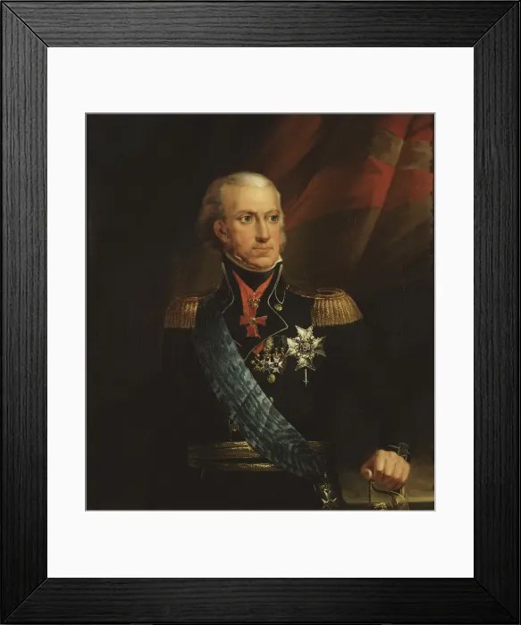 Framed Print : Portrait of King Charles XIII of Sweden (1748-1818) Framed Print : Portrait of King Charles XIII of Sweden (1748-1818)