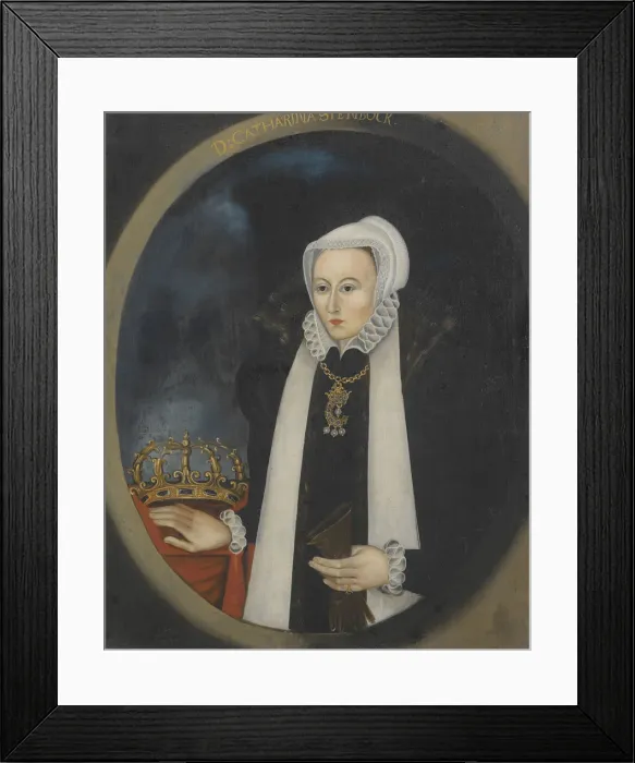 Framed Print : Portrait of Catherine Stenbock (1535-1621), Queen of Sweden Framed Print : Portrait of Catherine Stenbock (1535-1621), Queen of Sweden