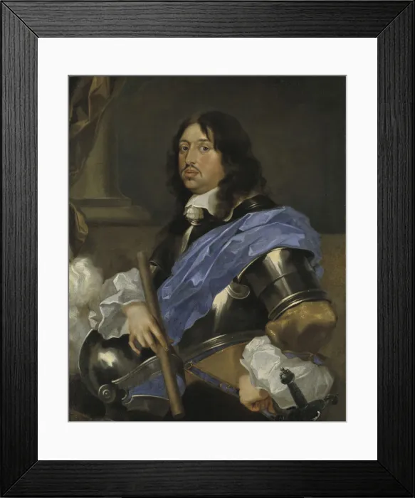 Framed Print : Portrait of the King Charles X Gustav of Sweden (1622-1660)