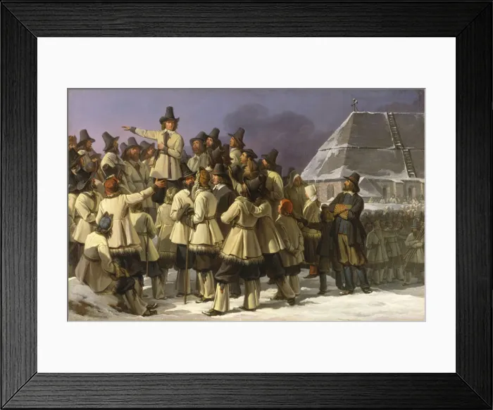 Framed Print : King Gustav Vasa of Sweden Addressing Men from Dalarna in Mora, 1836 Framed Print : King Gustav Vasa of Sweden Addressing Men from Dalarna in Mora, 1836